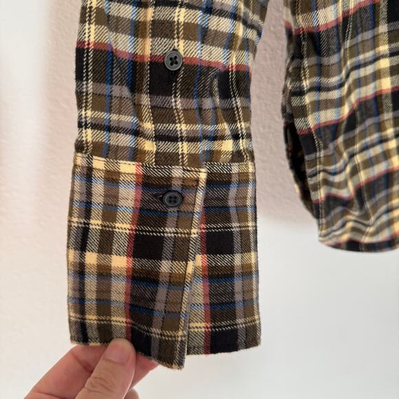 NEW Everlane Cotton Oversized Flannel Boxy Oxford Shirt in Plaid XS - Picture 5 of 9